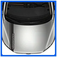 Наклейки на автомобиль полоса на капот фольксваген VOLKSWAGEN Черная 150х18 см