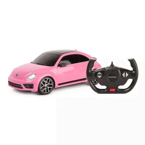 Машина р/у 1:14 Volkswagen Beetle розовый-0