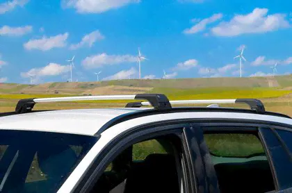Багажные поперечины для интегрированных рейлингов Erkul Skybar V2 для Volkswagen Transporter T5 2003-2015 (Аэро-крыло дуги) ЧЕРНЫЙ. Артикул 37.SKY.01.03.V2.S-2