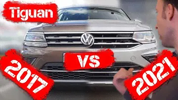 Сравнение Tiguan 2017 и 2021 годов