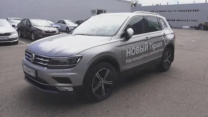 Volkswagen Tiguan 2.0 TSI DSG 4Motion Highline 2017 года выпуска. Запуск, двигатель и подробный тур.