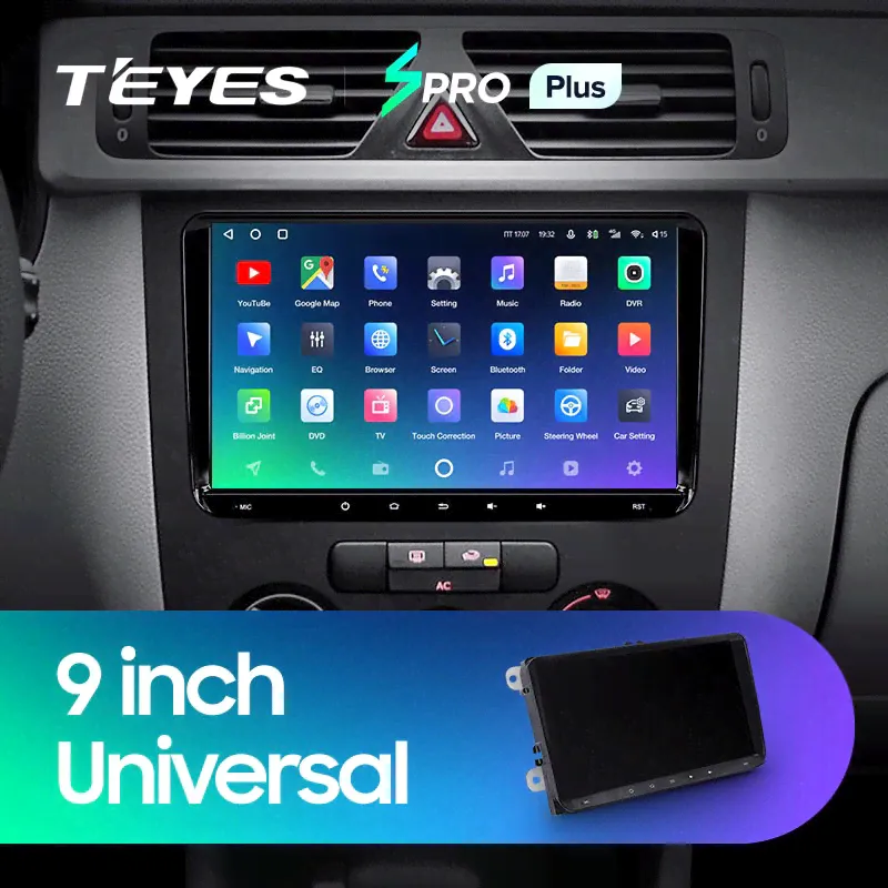 Штатная магнитола Teyes SPRO Plus 4/64 Volkswagen Multivan Т5 (2003-2015)