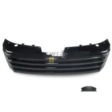 Решетка радиатора без значка JOM Volkswagen Passat B7 (Typ 36) (2010-2014) черная (кроме моделей с адаптивным круиз-контролем), 3AA853653OE