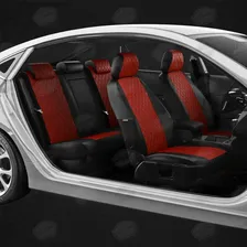 Чехлы для сидений экокожа Volkswagen Touran с 2014-2019 компактвэн синий VW28-0704-EC05