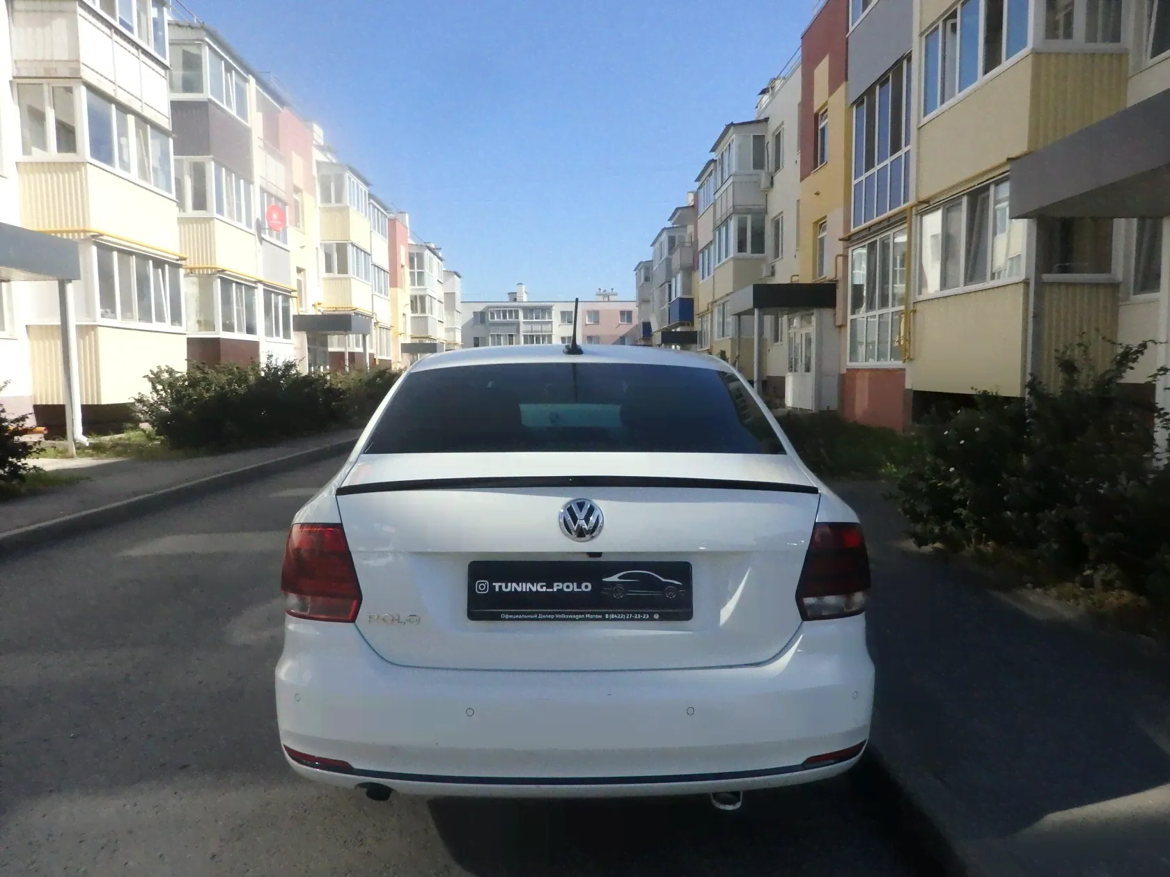 СПОЙЛЕР VOLKSWAGEN POLO СЕДАН ЛИП ЛЕЗВИЕ