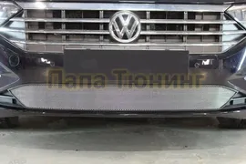 Защита радиатора Папа Тюнинг для Volkswagen Jetta 2020- chrome