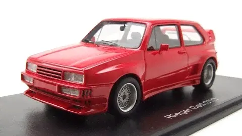 VW Golf 1 Rieger GTO rot Modellauto 1:43 Neo Scale Models